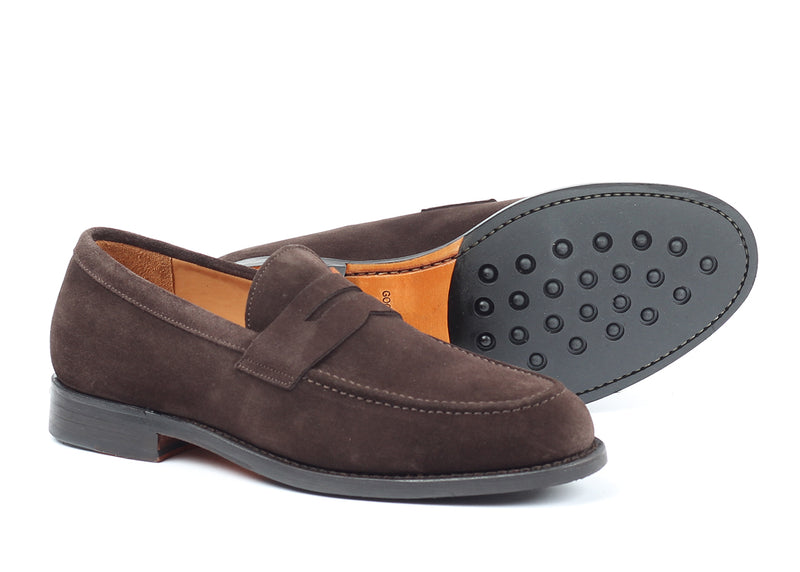 Vika - Suede Brown Oak - Loafer