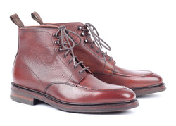 Anglesey Oxblood Grain - Apron Derby  Boot