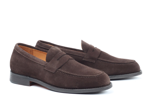 Vika - Suede Brown Oak - Loafer