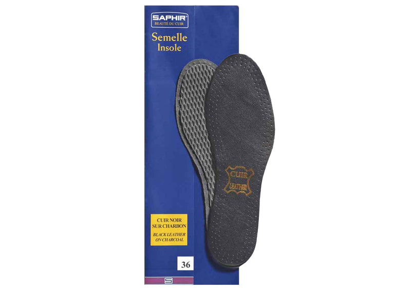 Saphir Insoles Leather Black – Skomaker Dagestad