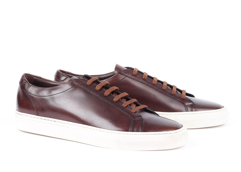 Sprint Dark Brown - Hand Painted Calf Sneaker