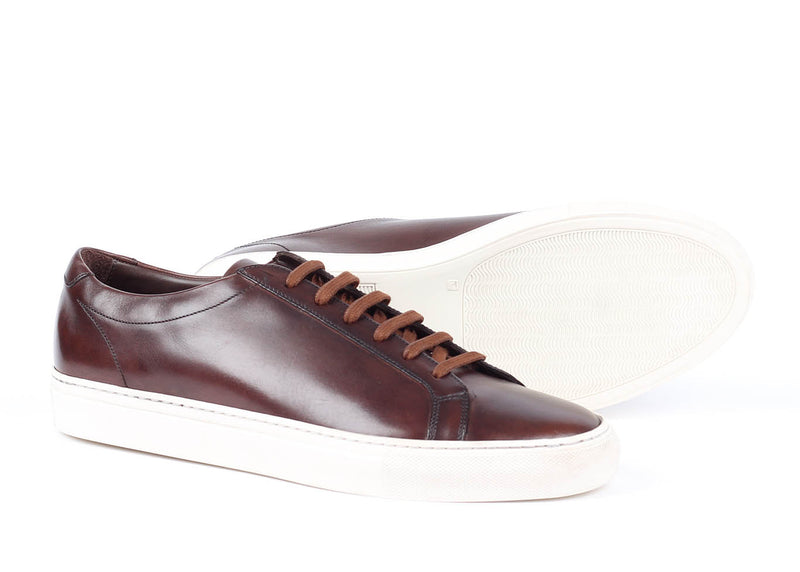 Sprint Dark Brown - Hand Painted Calf Sneaker