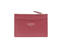 Card holder Zipper - Red