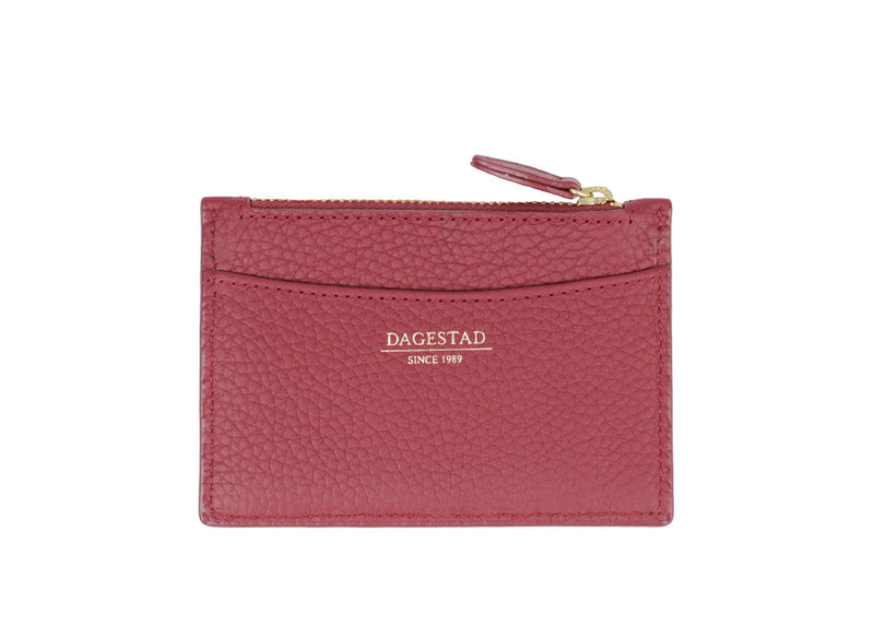 Card holder Zipper - Red