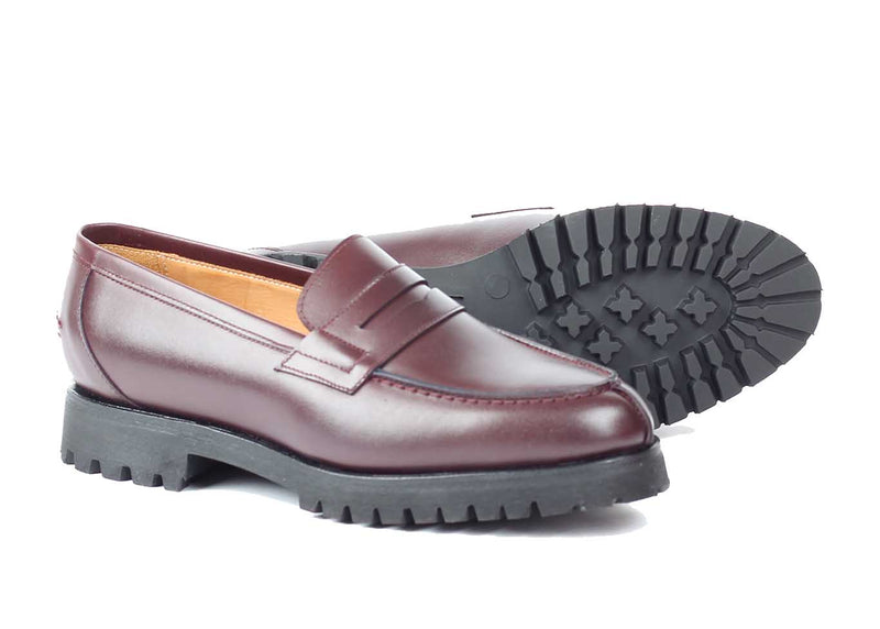 Alle' - Burgundy Calf - Loafer