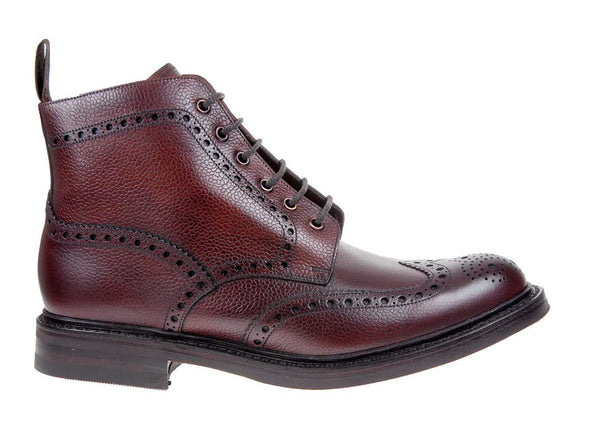 Bedale Oxblood Grain - Calf Brogue Boot