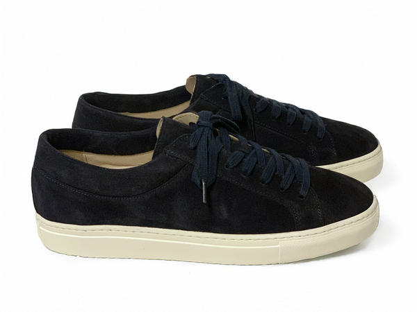 Ila - Navy Blue Suede - Sneaker