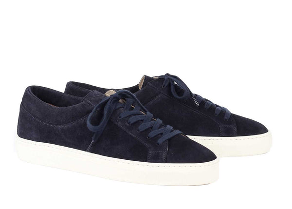 Ila - Navy Blue Suede - Sneaker
