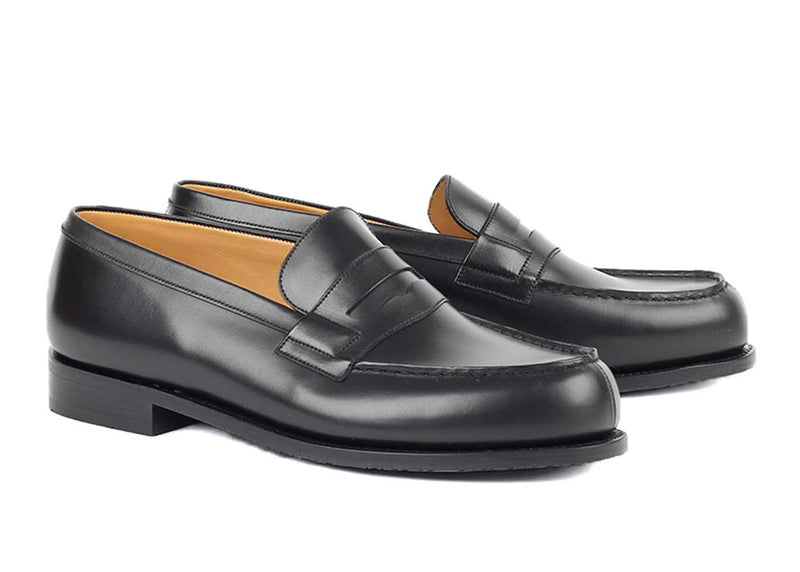 Loafer 180 - Black Box Calf - Rubber sole