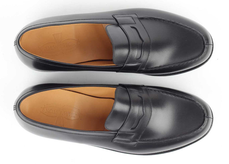 Loafer 180 - Black Box Calf - Rubber sole