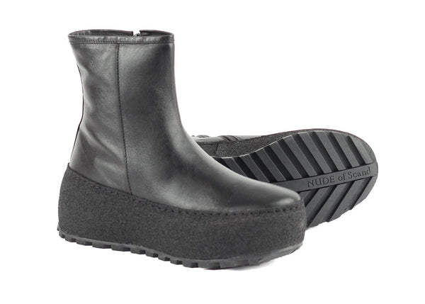Winter Nero Boots - Kips Leather