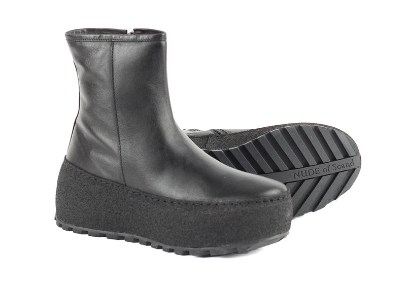 Winter Nero Boots - Kips Leather