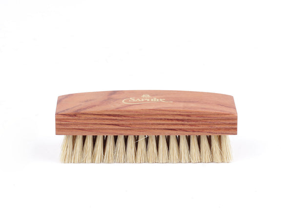 Polishing brush white bristles