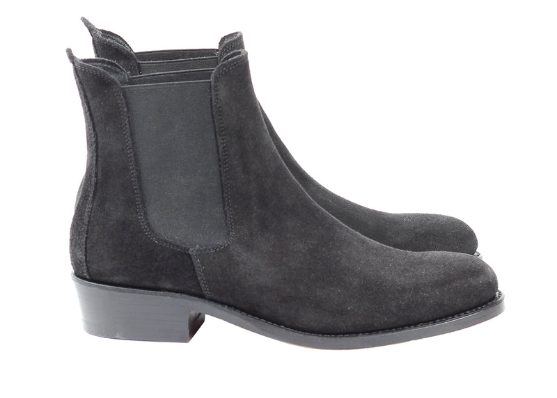 Lady Chelsea boot -Suede Black