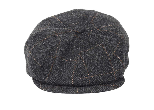 Wool Cap - Windowpane Check