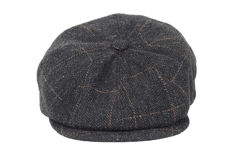 Wool Cap - Windowpane Check