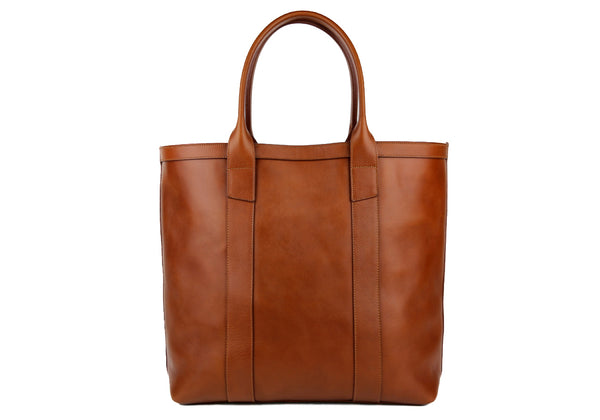 Tall Tote_Tumbled_Unlined_Chestnut