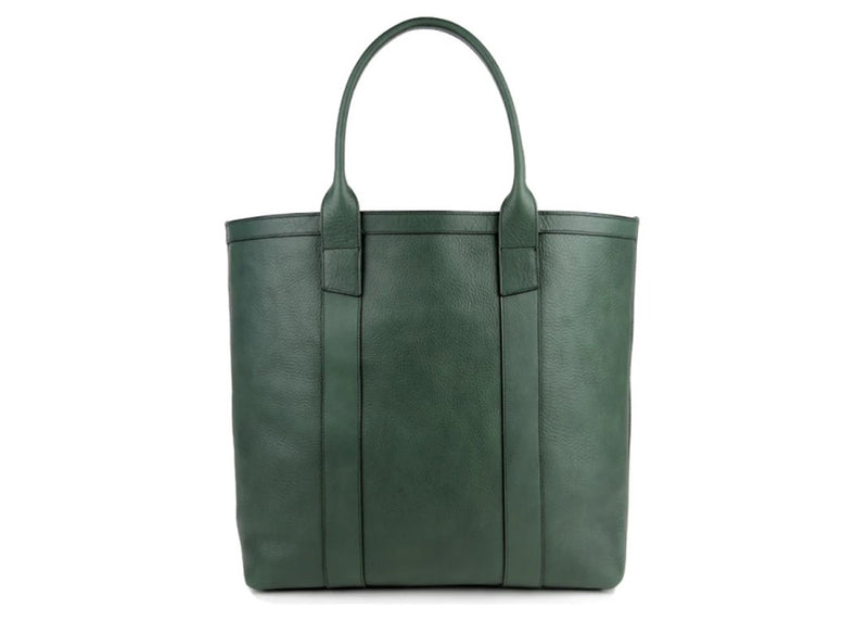 Tall Tote_Tumbled_Unlined_Green