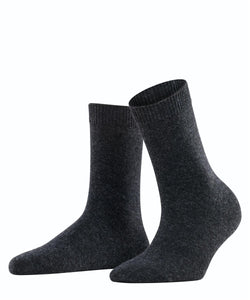 Cosy Wool Women Socks - anthra.mel