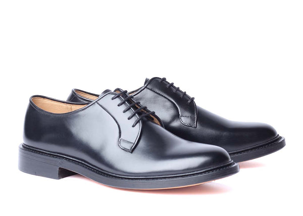 2019 - Black Boxcalf - Derby - Leather Sole