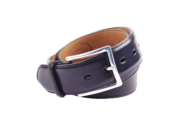 Cordovan Leather Belt - Black