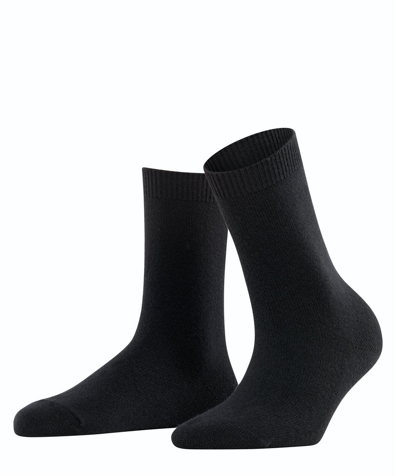 Cosy Wool Women Socks - Black