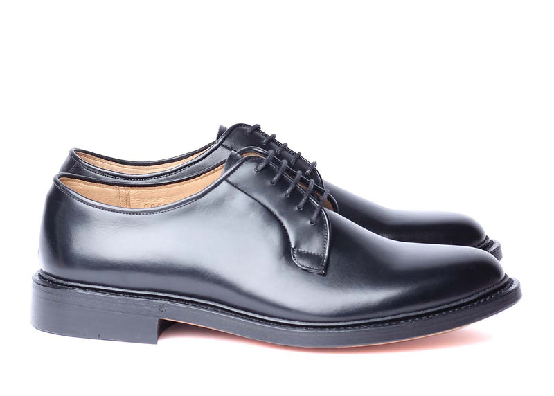 2019 - Black Boxcalf - Derby - Leather Sole