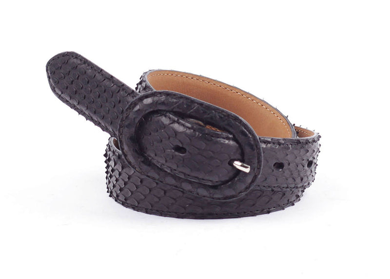 Signora Python Leather Belt